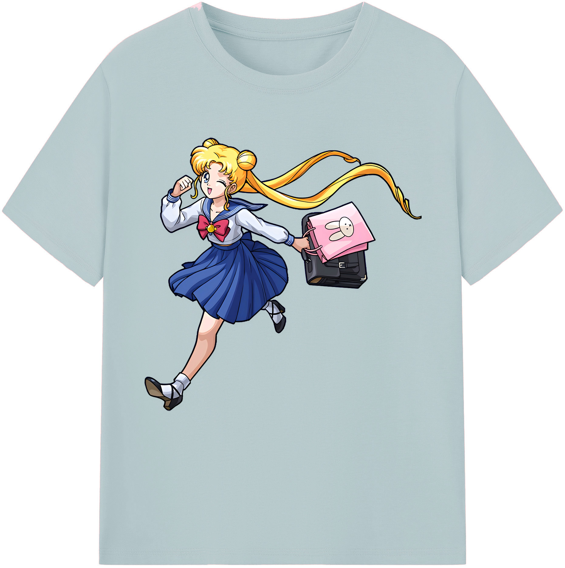 （画像用） 美少女戦士セーラームーン 愛野 美奈子 あいの みなこ Sailor Moon Aino Minako 綿100％半袖Tシャツ（フロントプリント）